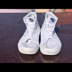 Vans Off the Wall Hi Tops Womens sz 7 Mens sz 5.5